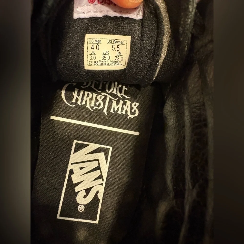 Size 4 M - VANS The Nightmare Before Christmas x Sk8- High Jacks Lament Unisex
